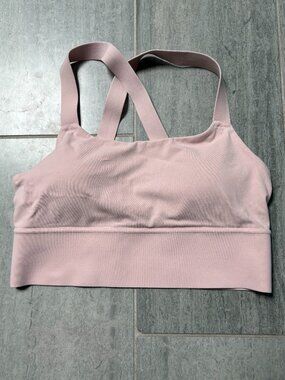 Athleta Criss Cross Sports Bra Pink Size Small